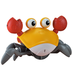 ZHIHUIYU 智慧鱼 电动螃蟹玩具 橙色 充电版