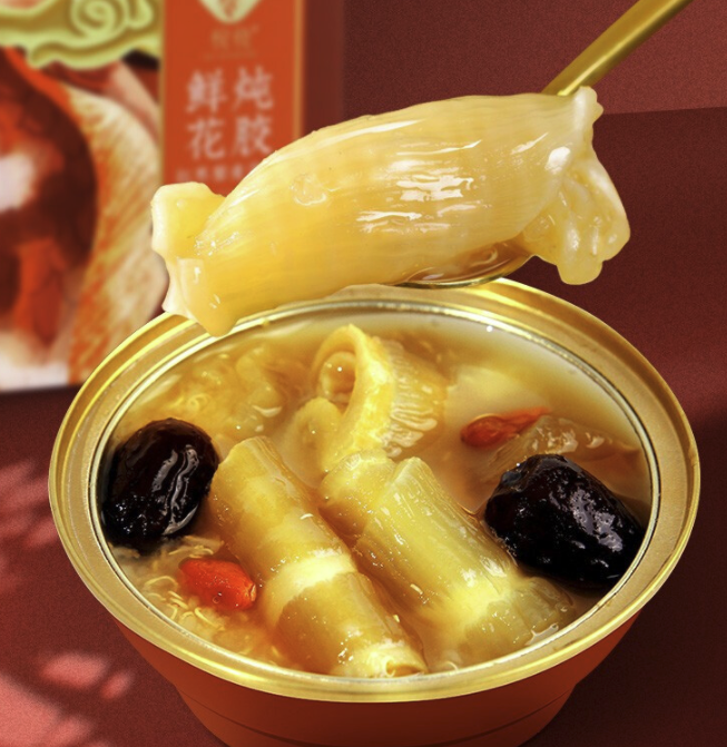 plus会员悦栈即食花胶鱼胶150g