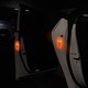 3M 钻石级强反光荧光橙色车门反光贴 4片装 汽车车门开门安全警示贴 车贴装饰条