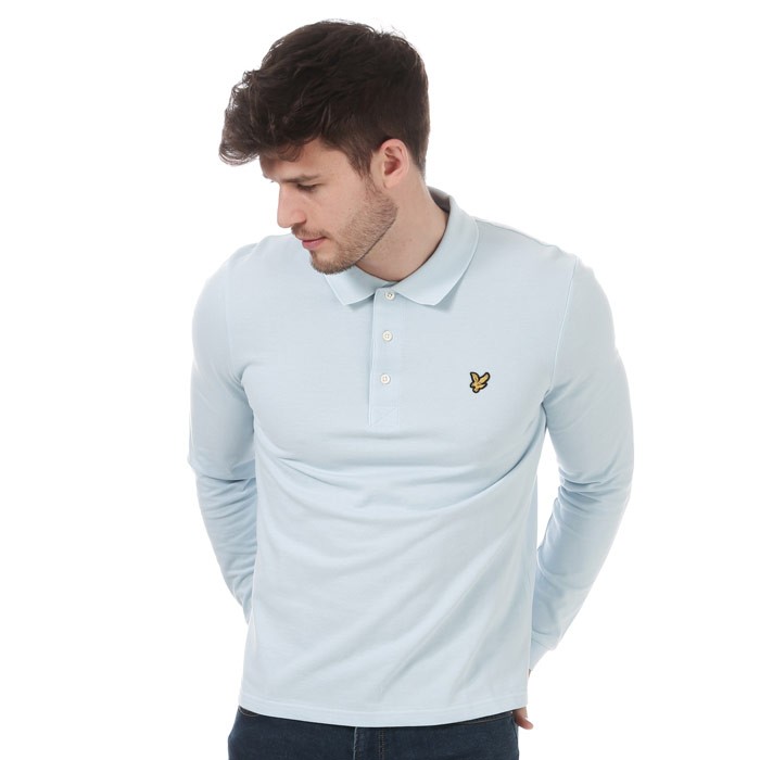 Lyle & Scott 苏格兰金鹰 男士长袖POLO衫 LP400VTRY50 蓝色 S