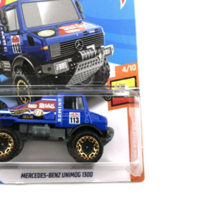 Hot Wheels 风火轮 1/64 C4982 奔驰乌尼莫克 7*3cm 蓝色