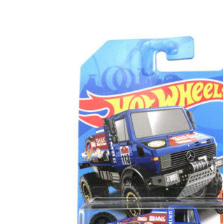 Hot Wheels 风火轮 1/64 C4982 奔驰乌尼莫克 7*3cm 蓝色