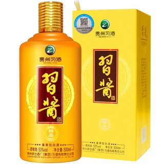 XIJIU 习酒 习酱 精品 金色 53%vol 酱香型白酒 500ml 单瓶装