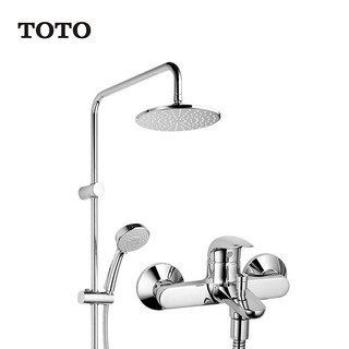 TOTO 精铜龙头节水喷头挂墙式淋浴淋浴器TBS03302B+TBW01018B