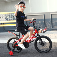 飞鸽儿童自行车5-6-8岁中大童山地车男孩脚踏单车3岁带辅助轮童车