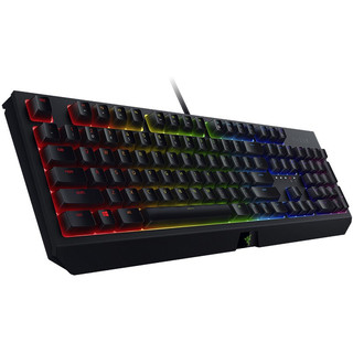 RAZER 雷蛇 黑寡妇蜘蛛 X 幻彩版 104键 有线机械键盘 黑色 雷蛇绿轴 RGB