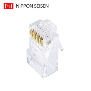 日线（NISSEN） 千兆cat6六类非屏蔽水晶头网线过fluke测试 家装套装(20水晶头+20护套)