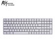 PLUS会员：ROYAL KLUDGE 三模版 机械键盘 100键 白色茶轴