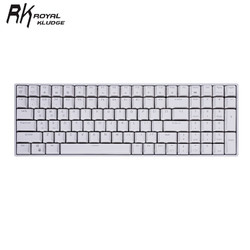 ROYAL KLUDGE 三模版 机械键盘 100键 白色茶轴