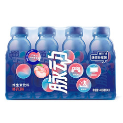 Mizone 脉动 桃子口味400ML*8瓶/组 维C果汁水低糖运动功能饮料 迷你分享装