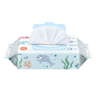 Nuby 努比 海洋系列 婴儿湿巾 60抽