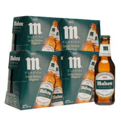 mahou 五星啤酒 经典啤酒 250ml*24瓶