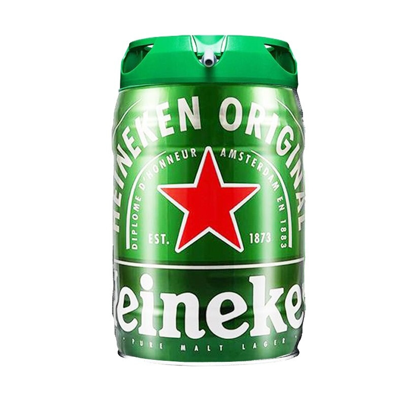 Heineken 喜力 铁金刚 啤酒 5L（赠25CL玻璃杯*2）