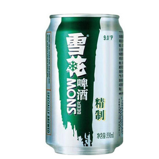 SNOWBEER 雪花 精制啤酒 330ml*2罐
