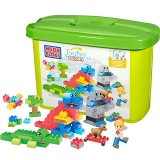 MEGA BLOKS 美高 FBC11 中颗粒积木盒超值装100片