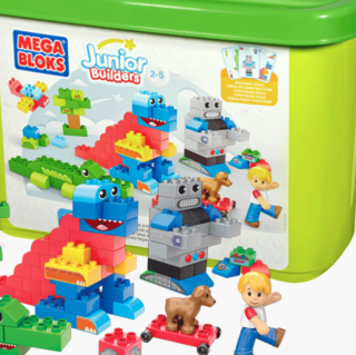 MEGA BLOKS 美高 FBC11 中颗粒积木盒超值装100片