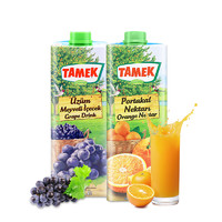 TAMEK 荅梅肯 TAMEK  葡萄汁1000ml+水蜜桃汁1000ml