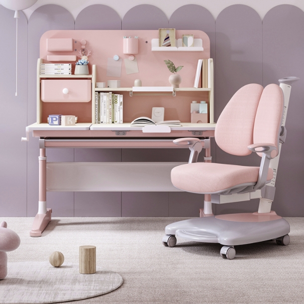 黑白调学习时光 启智 小户型儿童桌椅套装