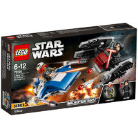 LEGO 乐高 Star Wars星球大战系列 75196 A翼战机对战TIE静默者 迷你战队对战套装