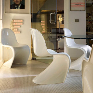 VITRA 微达 Panton Chair 潘顿椅 白色