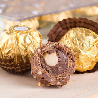 FERRERO ROCHER 费列罗 榛子夹心巧克力 新春版-透明 100g*3盒