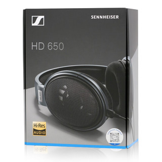 SENNHEISER 森海塞尔 HD650 耳罩式头戴式动圈有线耳机 黑色