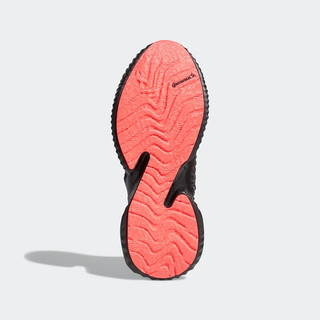adidas 阿迪达斯 Alphabounce Instinct M 男子跑鞋 D96536 黑红色 44.5