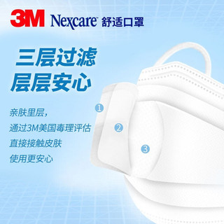 3M 口罩 独立包装 50只