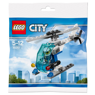 LEGO 乐高 City城市系列 30351 警用直升机