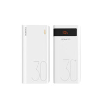 ROMOSS 罗马仕 sense 8P 移动电源 白色 30000mAh Type-C micro usb Lightning 18W快充 +数据线+收纳袋