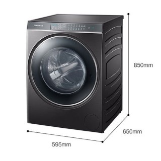 Casarte 卡萨帝 纤见玉墨系列 HD12S6LU1 冷凝洗烘一体机 12kg 玉墨银
