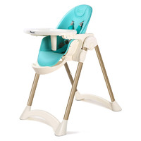 Pouch宝宝餐椅儿童可折叠便携式多功能婴儿餐椅家用吃饭加宽座椅