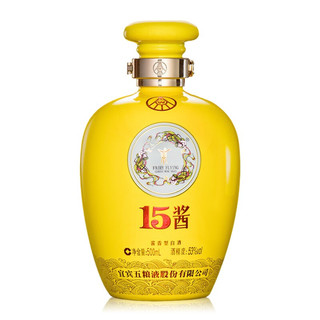 WULIANGYE 五粮液 15酱 皇家陶坛 53%vol 酱香型白酒 500ml 单瓶装