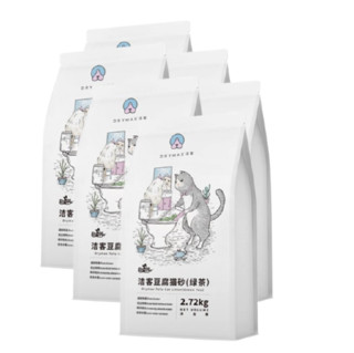 Drymax 洁客 豆腐猫砂 2.72kg*6袋 绿茶味