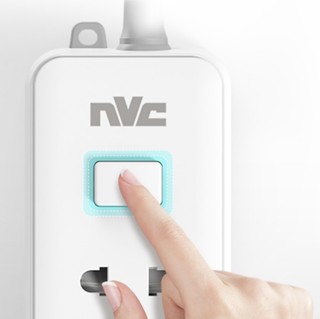 NVC Lighting 雷士照明 E-P0211 二位五孔插座 1.2m