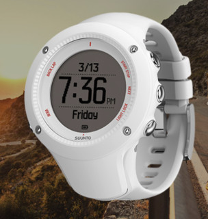 SUUNTO 颂拓 AMBIT3 RUN White HR拓野3R户外运动手表白色心率松拓