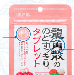 ryukakusan龙角散糖果荔枝味104g袋装