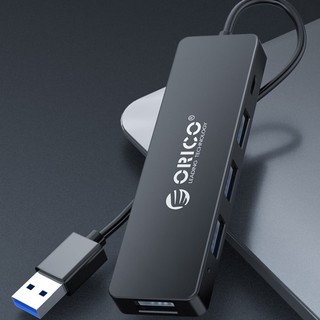 ORICO 奥睿科 WH4P1 USB3.0HUB 一分四 0.3m 黑色