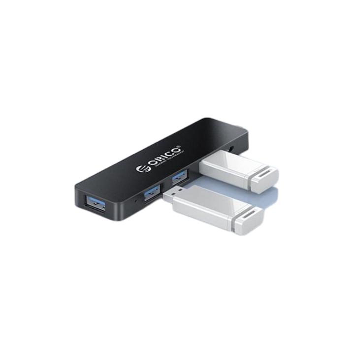 ORICO 奥睿科 WH4P1 USB3.0HUB 一分四 0.3m 黑色