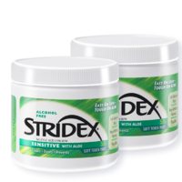 stridex 美国水杨酸棉片祛痘刷闭口酸 祛粉刺黑头控油面部去角质清洁毛孔 温和型0.5%浓度