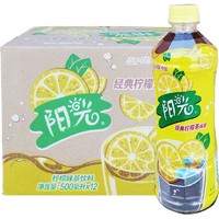 可口可乐 阳光系列柠檬茶500ml*12瓶 整箱