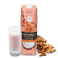 乐昂泡泡 杏仁奶椰奶大瓶营养早餐植物饮料 泰国原装进口1L单瓶装