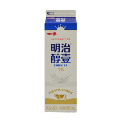 明治 meiji 醇壹 牛奶 950ml