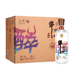 Niulanshan 牛栏山 二锅头醉系列  清香型白酒 52度 1000ml*6瓶 整箱装