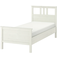 IKEA 宜家 HEMNES 汉尼斯 实木床 鲁瑞 白色漆 90*200cm