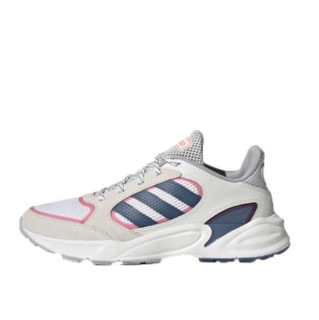 adidas 阿迪达斯 90s Valasion 女子跑鞋 EE9907 米色/白色/藏青色 37