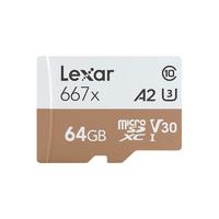 Lexar 雷克沙 microSD存储卡 64GB（UHS-I、V30、A2）