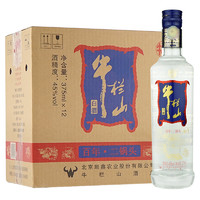 Niulanshan 牛栏山 百年·二锅头 蓝标 45%vol 清香型白酒 375ml*12瓶 整箱装