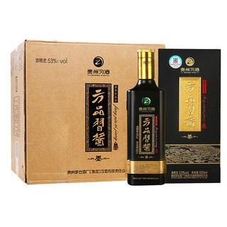 XIJIU 习酒 方品习酱 墨 53%vol 酱香型白酒 500ml*6瓶 整箱装