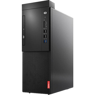 Lenovo 联想 启天 M428 九代酷睿版 23.6英寸 商用台式机 黑色 (酷睿i3-9100、核芯显卡、4GB、1TB HDD、风冷)